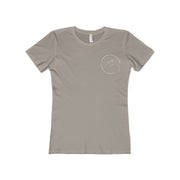 Women's The Boyfriend Tee With Cross Mountain Scene