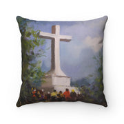 Medjugorje Both Hills Pillow