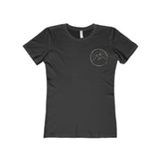 Women's The Boyfriend Tee With Cross Mountain Scene