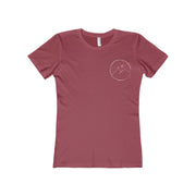 Women's The Boyfriend Tee With Cross Mountain Scene