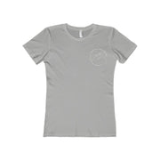 Women's The Boyfriend Tee With Cross Mountain Scene