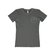 Women's The Boyfriend Tee With Cross Mountain Scene