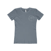 Women's The Boyfriend Tee With Cross Mountain Scene