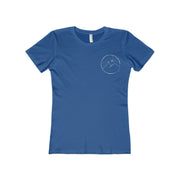 Women's The Boyfriend Tee With Cross Mountain Scene